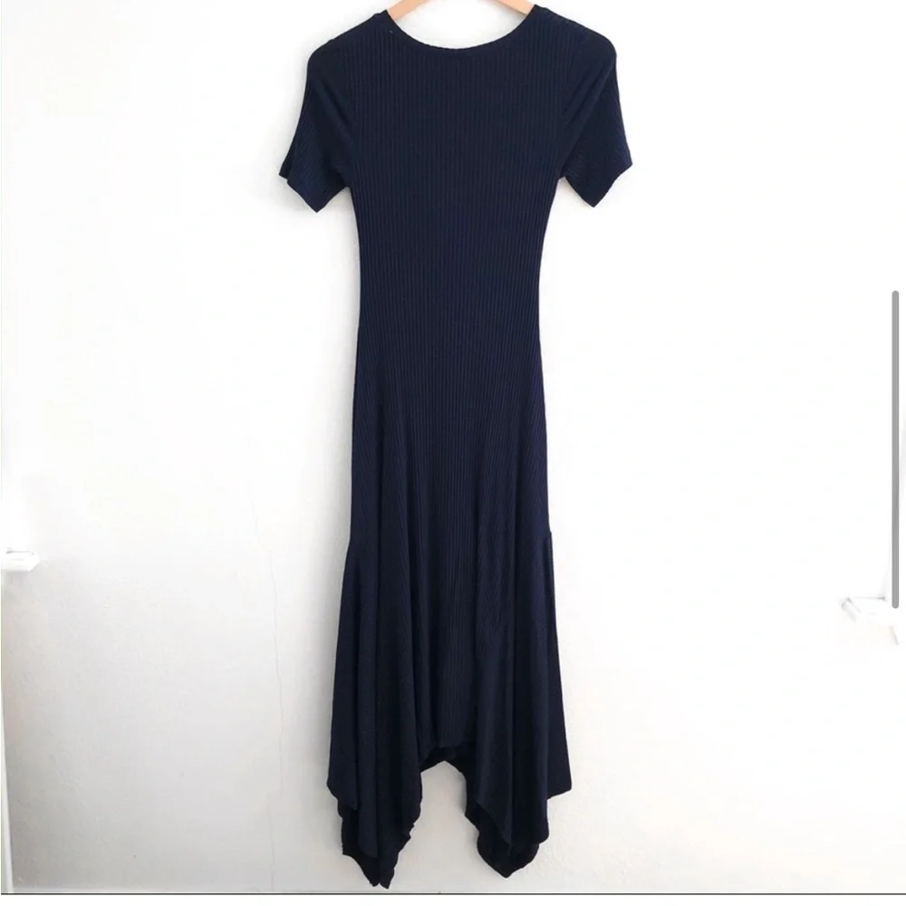 A.L.C navy maxi asymmetric dress perfect from REVOLVE - Picture 8 of 16